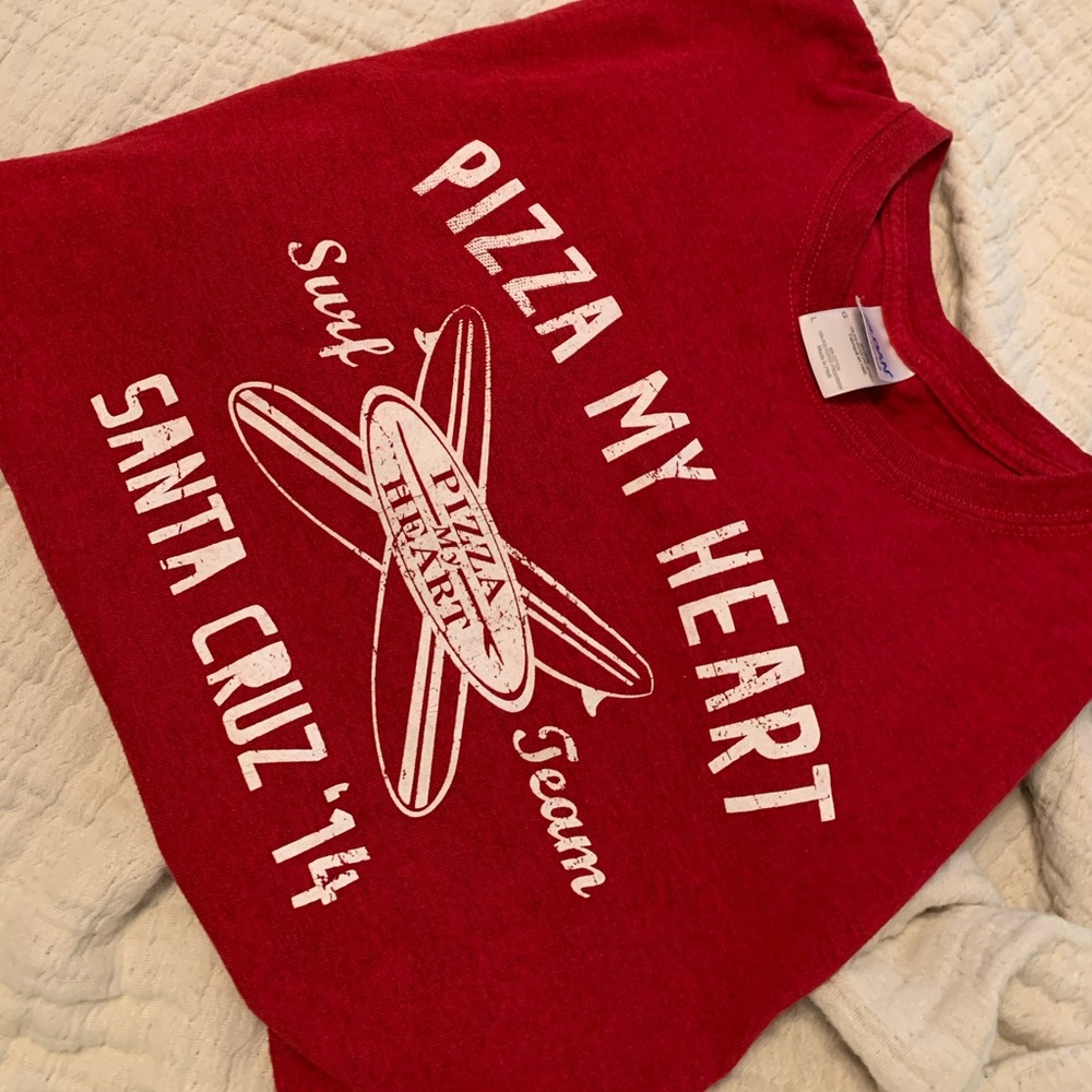 Pizza my heart santa cruz t shirt - Picture 2 of 3